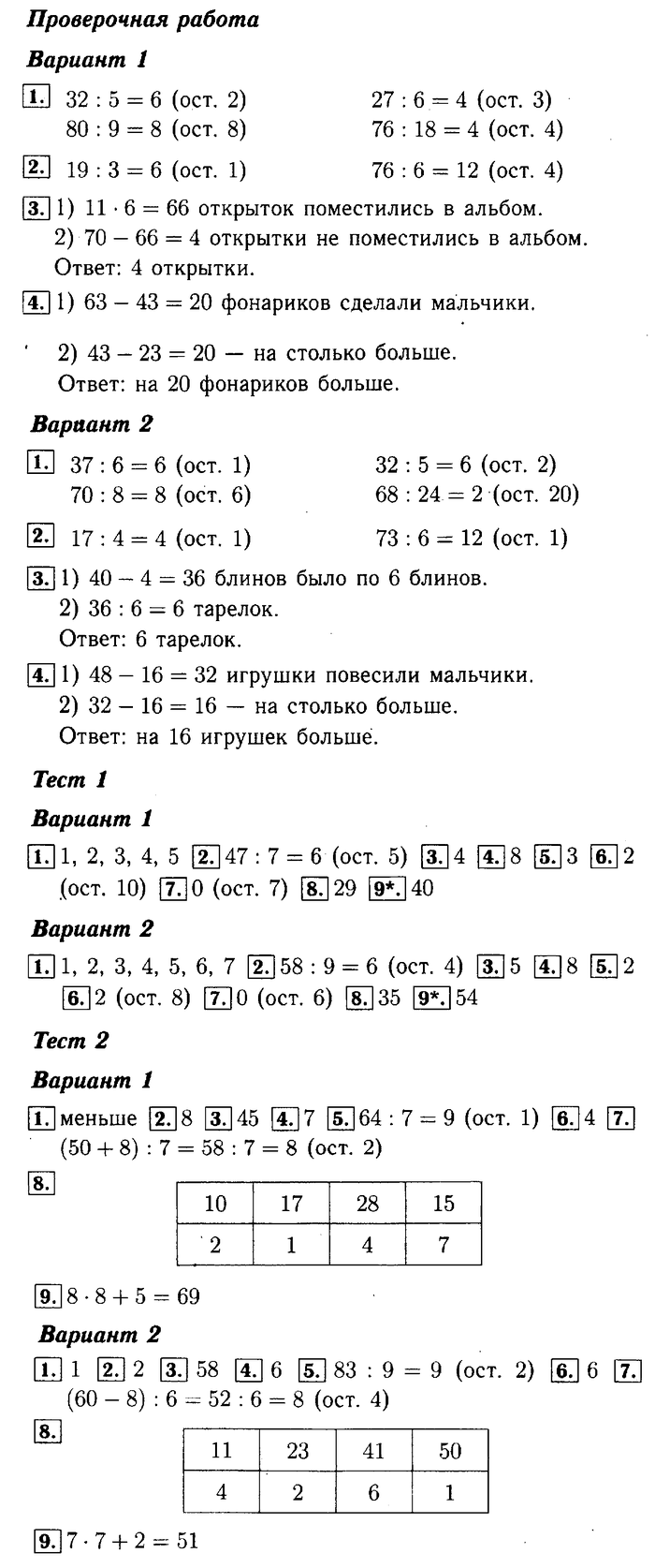 учебник: часть 1, часть 2, Моро, Бантова, 2015