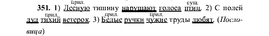 Русский язык, 5 класс, М.М. Разумовская, 2001, задание: 351