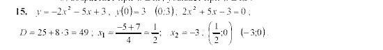 Дидактические материалы, 9 класс, Ю.Н. Макарычев, 2003-2005-2009, Повторение к главам 7-9, Вариант 1, П-4, Задача: 15