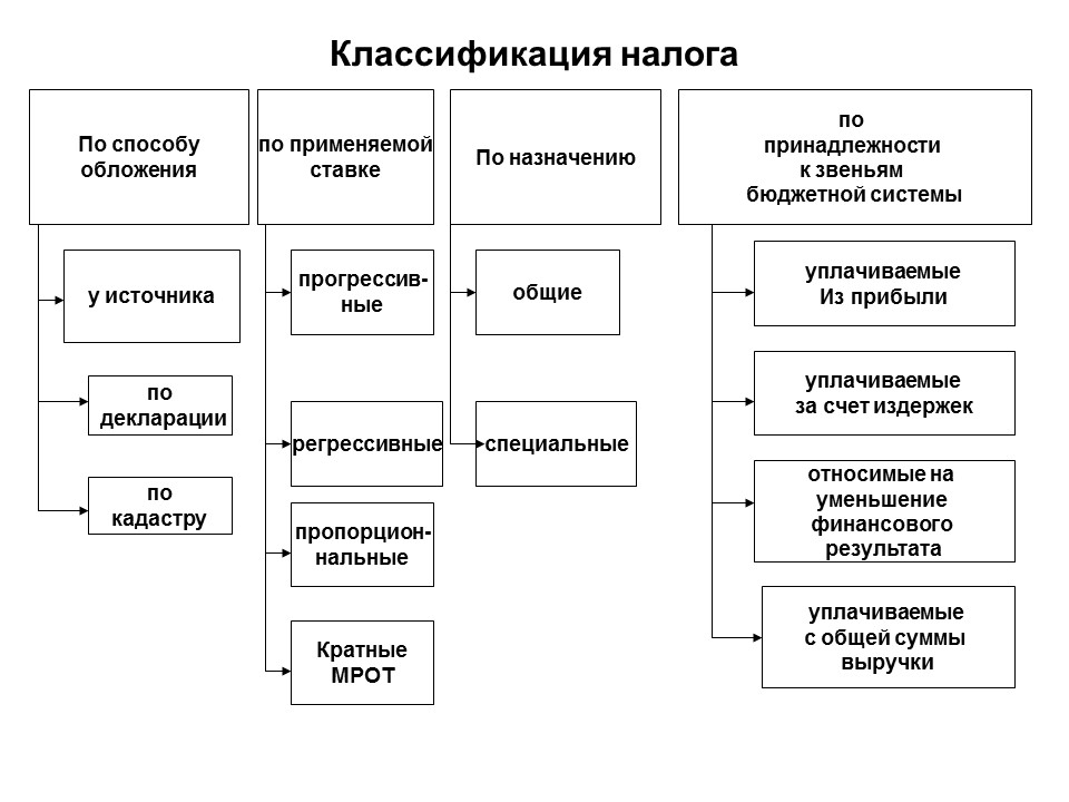 Теоретические основы налоговой системы Российской Федерации