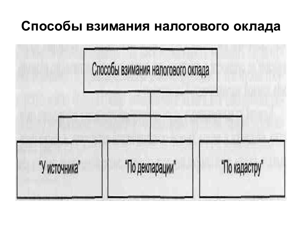 Теоретические основы налоговой системы Российской Федерации