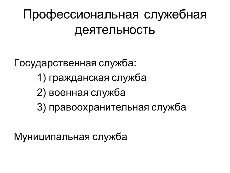 Правовое регулирование профессиональной деятельности