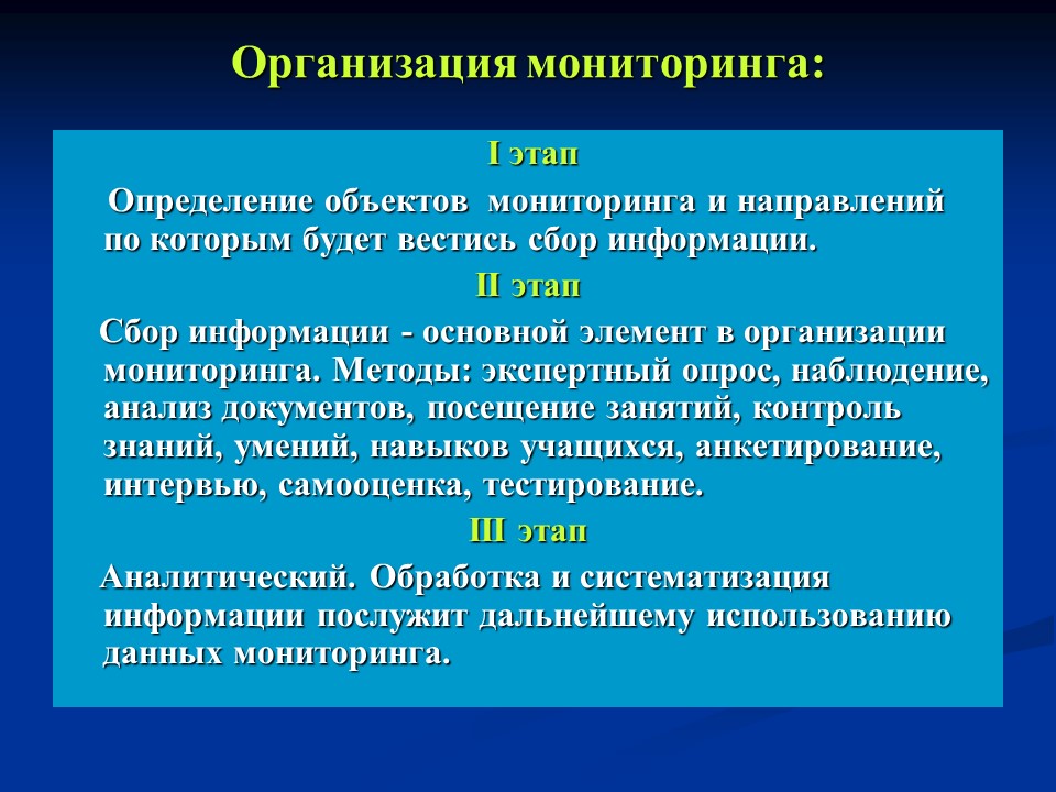 Мониторинг качества дополнительного образования детей