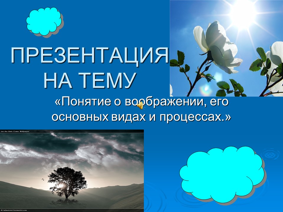 Понятие о воображении его основных видах и процессах