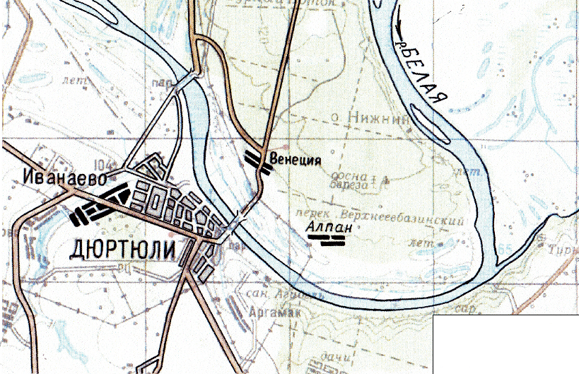 Кушулево дюртюлинский район карта